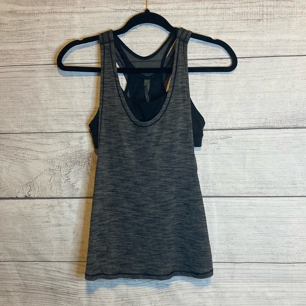 Lululemon Athletica Racerback Tank with Built in Sports Bra - Size 4